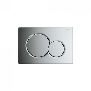 Кнопка Geberit SIGMA 01, хром, двухкомп. - Img 2