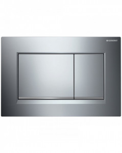 Кнопка Geberit SIGMA 30 хром матовый двухходовая