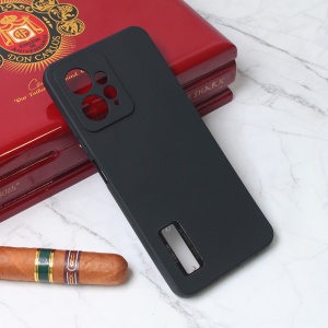 Мягкий силиконовый чехол для Xiaomi Redmi Note 12 4G (EU) черный