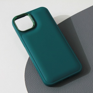 Мягкий чехол-подушка для iPhone 14 6.1 зеленый
