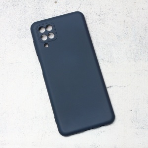 Нано-силиконовый чехол для Samsung A125F Galaxy A12 темно-синий