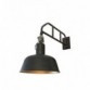 Rustik 95 zidna lampa 1×E27, crna