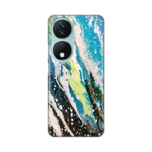 Силиконовый чехол с принтом для Honor X7b Abstract