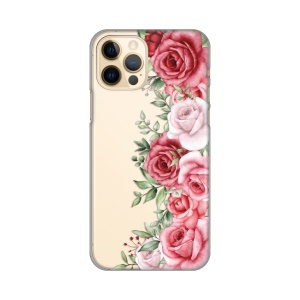 Силиконовый чехол с принтом для iPhone 12/12 Pro 6.1 Wild Roses