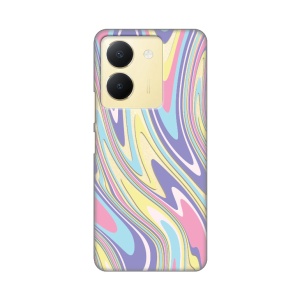 Силиконовый чехол с принтом для Vivo Y36 Liquid Dream