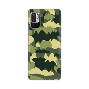 Силиконовый чехол с принтом для Xiaomi Redmi Note 10 5G Army