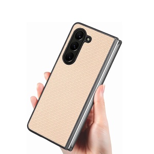 Складной чехол для Samsung F946B Galaxy Z Fold 5 5G золотой - Img 3