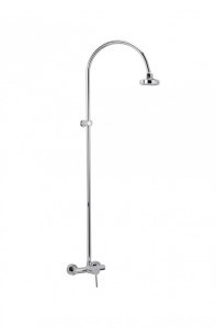 Смеситель для душа MINOTTI TUBO с верхним душем - Img 2
