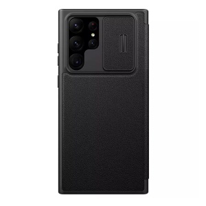 Торбика Nillkin Qin Pro (обычная кожа) для Samsung S918B Galaxy S23 Ultra crna