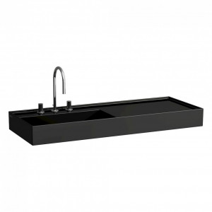 Умывальник Laufen K'BYLAUFEN 120x46 правый черный
