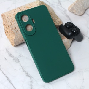Чехол с 3D-камерой для Realme C55 темно-зеленый