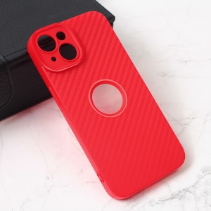 Чехол Carbon Stripe для iPhone 13 6.1 красный