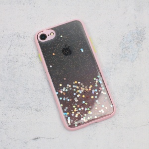 Чехол Frame Glitter для iPhone 7/8/SE 2020/2022, розовый