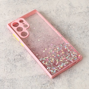 Чехол Frame Glitter для Samsung G908B Galaxy S22 Ultra Pink