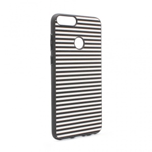 Чехол Luo Stripes для Huawei P smart/Enjoy 7S, черный
