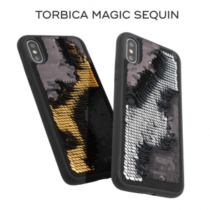 Чехол Magic Sequin для iPhone 11 Pro Max 6.5, золотой