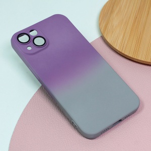 Чехол Rainbow Spring для iPhone 13 6.1 фиолетовый серый