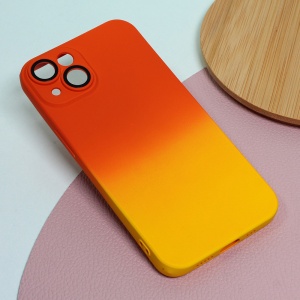 Чехол Rainbow Spring для iPhone 14 6.1, оранжевый, желтый