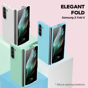 Элегантный складной чехол для Samsung F946B Galaxy Z Fold 5 5G светло-розовый - Img 2