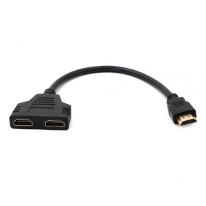 Adapter HDMI M na 2 HDMI Z JWD-HDMI22 - Img 2