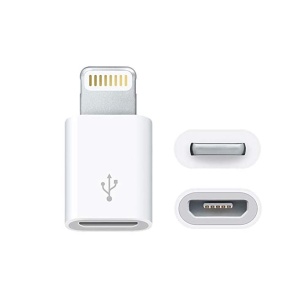 Adapter OTG micro USB na iPhone lightning beli - Img 1