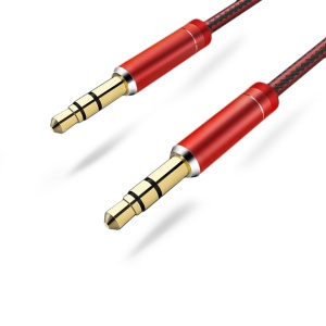Audio kabl LDNIO LS-Y01 Aux 3.5mm crveni 1m - Img 1