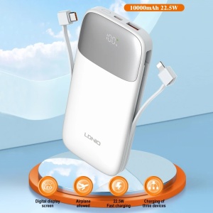Back up baterija LDNIO PQ19 10000mAh, bela - Img 1