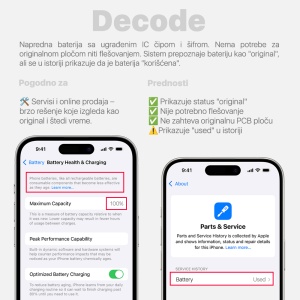 Baterija Deji Decode za iPhone 14 Plus (4810mAh)HC - Img 3