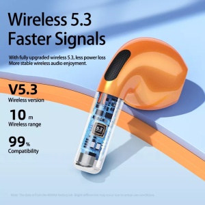 Bluetooth-наушники REMAX TWS-10i металлик черный - Img 3