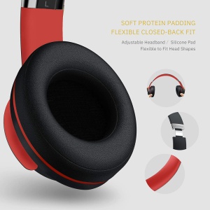 Bluetooth slusalice DOQAUS VOUGE 5 crvene - Img 4
