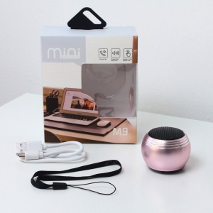 Bluetooth zvucnik M9 roze - Img 3