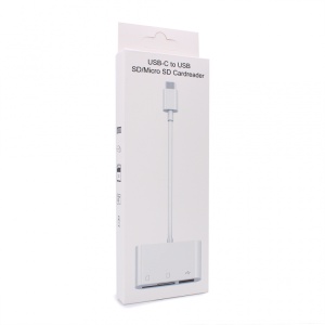 Citac kartica Type C na SD microSD USB 2.0 3 u 1 JWD-59 - Img 3