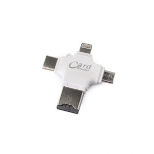 Citac kartica za iPhone + Type C + micro USB + USB - Img 2