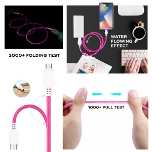 Data kabl KUCIPA K220 micro USB 1m pink - Img 3