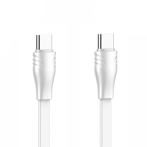 Data kabl LDNIO LC131-C 65W Type C na Type C beli 1m - Img 1