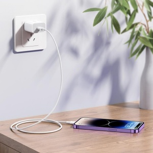 Data kabl REMAX Dofon Series 20W PD Fast Charging 1M RC-C026 Type C na iPhone lightning ljubicasti - Img 4