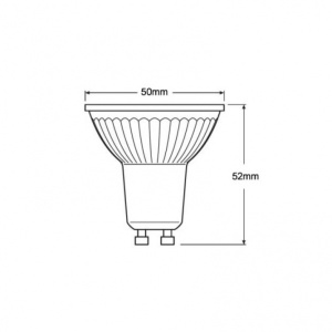 DAWN LED SIJALICA GU10 6.5W 3000K PAR16 80 575lm 36° IP20 - Img 1