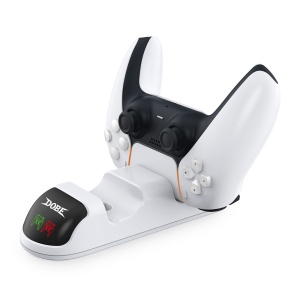Dobe TP5-0506 stalak-punjac za dva gamepada PS5 beli - Img 3
