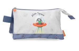 ENSO ALIEN SPACE prazna pernica sa 3 pregrade