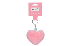 ENSO FLUFFY CHARMS dečiji privezak - light pink