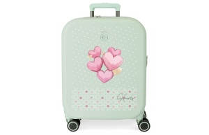 ENSO HEARTS dečiji kofer 55 cm - mint