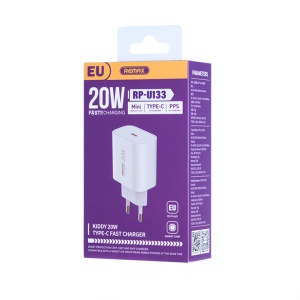 Kucni punjac Remax Kiddy Series 20W 1C Fast RP-U133 beli - Img 2