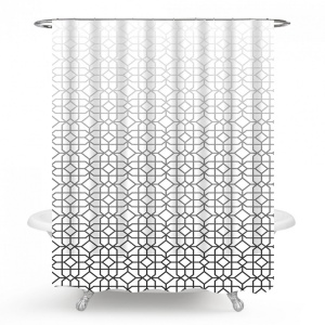 Kupatilska zavesa MINOTTI 2000x1800 vitraž - Img 2