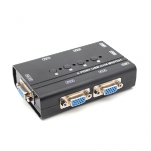 KVM switch 4 PC-a na isti monitor,mis,tastaturu JWD-SP27 - Img 3