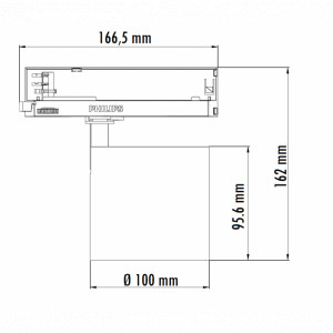 LED REF SINSKI 301210-1 30W 3000K CRNI TROFAZNI - Img 3