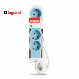 LG 694554 PRODUZNI BLOK 4X2P+E 1.5M (BELA/N.PLAVA) - Img 4