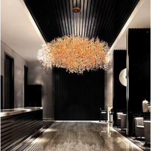 LUNA 202 LUSTER 18*G9 BRONZA (fi-120,h-70 cm) - Img 3