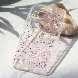 Maska Glitter za iPhone 14 6.1 roze