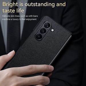 Maska Leather Fold za Samsung F946B Galaxy Z Fold 5 5G plava - Img 4