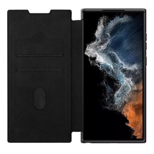 Maska Nillkin Qin Pro (plain leather) za Samsung S918B Galaxy S23 Ultra crna - Img 4